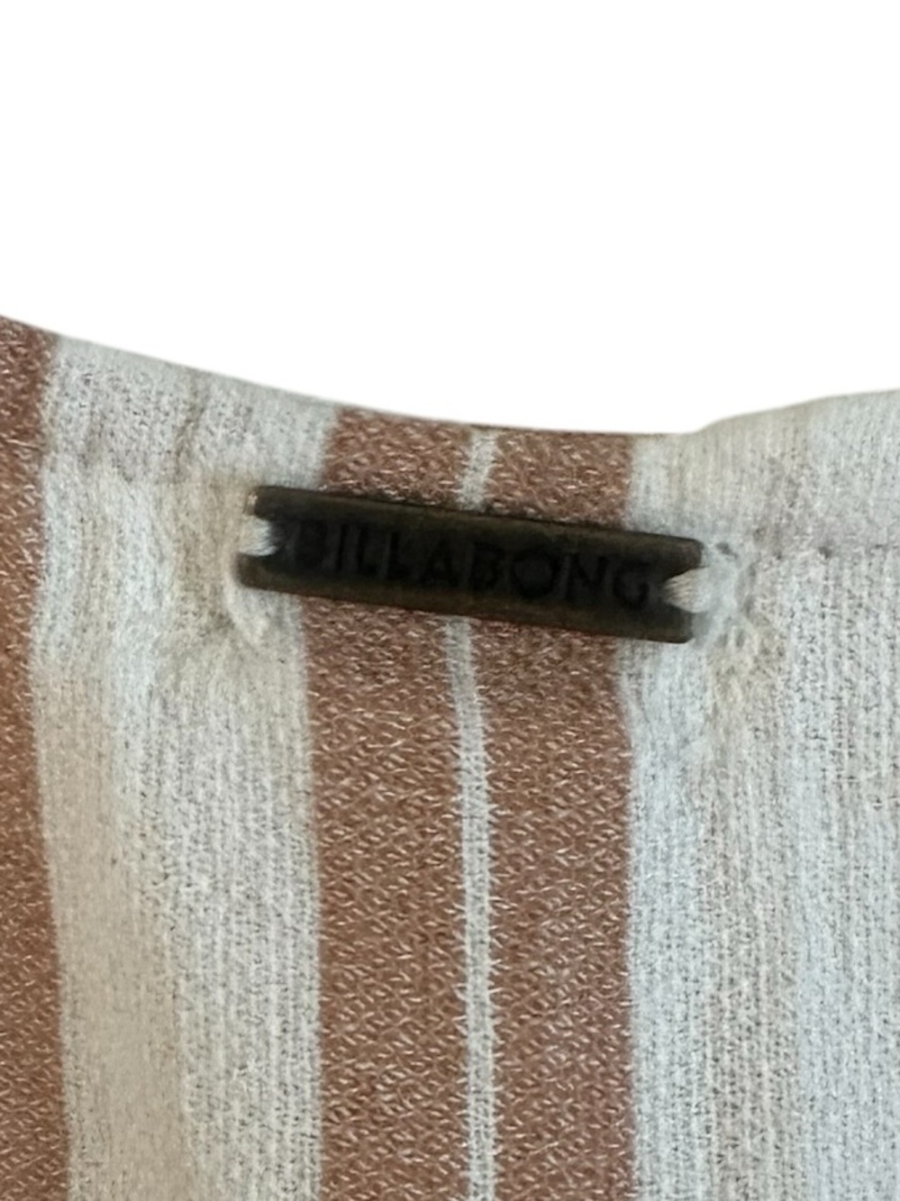 Billabong link up jumpsuit tie front striped m - Picture 8 of 14